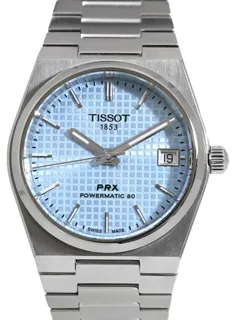 Tissot PRX Powermatic 80 T137.207.11.351.00 40mm Stainless steel Ice blue