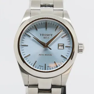 Tissot T-Lady T132.007.11.351.00 29.5mm Stainless steel Ice blue