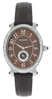 Tourneau Oval 34004-A-Brn 34004 27mm Stainless steel Brown