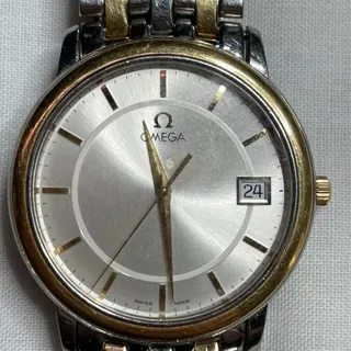 Omega De Ville 4310.31.00 34.5mm Yellow gold and Stainless steel Silver