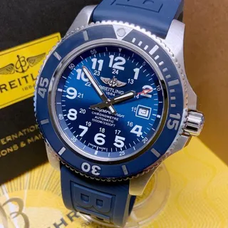 Breitling Superocean A17392D8.C910.158S 44mm Stainless steel Blue