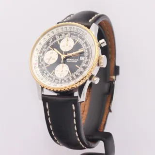 Breitling Navitimer B13019 41mm Yellow gold and Stainless steel Black