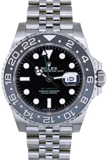 Rolex GMT-Master II 126710GRNR 40mm Stainless steel Black