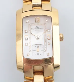 Baume & Mercier Hampton MV045229 22mm 18k yellow gold