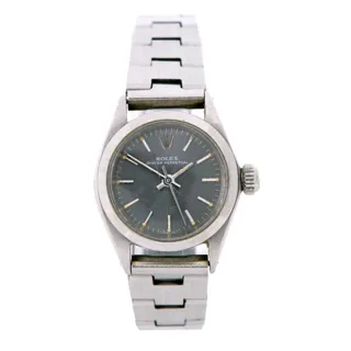 Rolex Oyster Perpetual 6618 24mm Stainless steel Silver