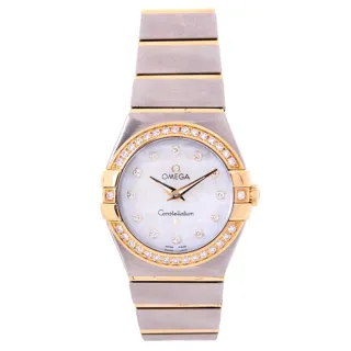 Omega Constellation 123.25.27.60.55.003 27mm Yellow gold and Stainless steel White