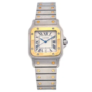 Cartier Santos 1566 29mm 18k Gold and Stainless steel