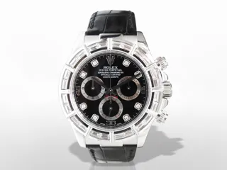 Rolex Daytona 40mm 18k white gold Black