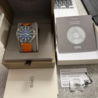 Oris 0179877544185-SetRS Stainless steel Blue