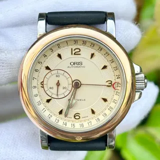 Oris 7467B 36mm Yellow gold White