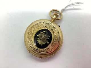 Anonymous 18k Gold and Enamel