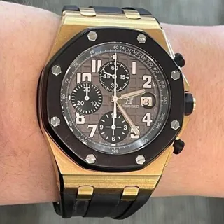 Audemars Piguet Royal Oak Offshore 25940OK.OO.D002CA.01 Rose gold and Rubber Gray