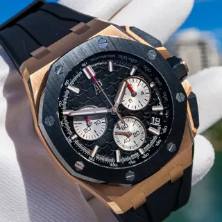 Audemars Piguet Royal Oak Offshore 26420RO.OO.A002CA.01 43mm Rose Gold$Ceramic Black