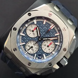 Audemars Piguet Royal Oak Offshore 26420TI.OO.A027CA.01 43mm Titanium Blue