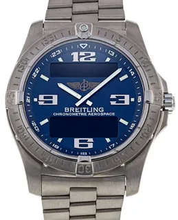 Breitling Aerospace E79362 42mm Titanium Blue