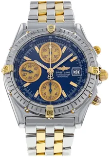 Breitling Chronomat B13050 40mm Yellow gold and Stainless steel Blue