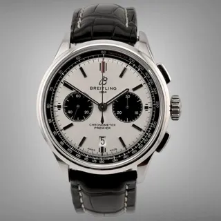 Breitling Premier AB0118221G1P1 42mm Stainless steel Silver