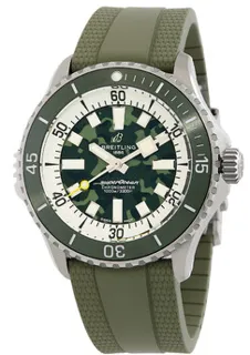 Breitling Superocean E10379D31L1S1 46mm Titanium Green