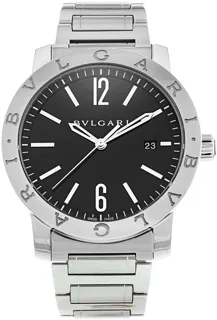 Bulgari Bvlgari BB41BSSD Stainless steel Black