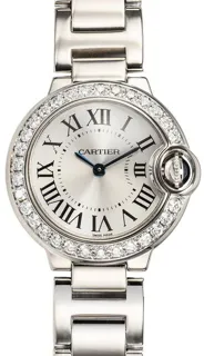 Cartier Ballon Bleu 28mm WE9003Z3 28mm White gold Silver