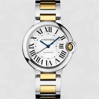 Cartier Ballon Bleu 36mm W2BB0030 36mm Yellow gold and Stainless steel Silver