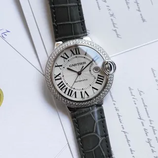 Cartier Ballon Bleu 42mm WE900951 42mm White gold Silver