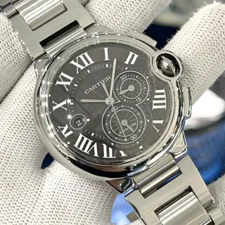 Cartier Ballon Bleu 44mm W6920077 44mm Stainless steel Gray