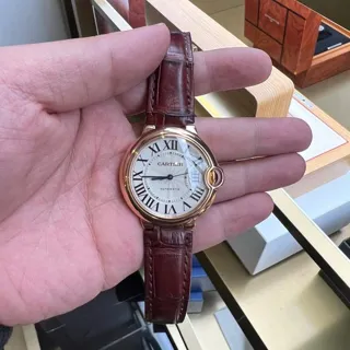 Cartier Ballon Bleu W6900456 36mm Rose gold White