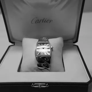 Cartier La Dona de Cartier WE60039G 22mm White gold Silver