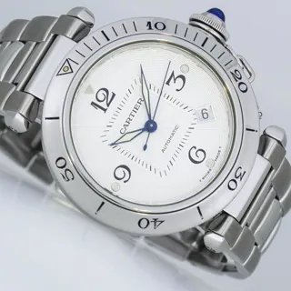 Cartier Pasha 2378 38mm Stainless steel Silver