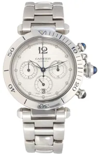 Cartier Pasha Seatimer w31030H3 38mm Stainless steel Gray