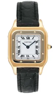 Cartier Santos Dumont W1505556 23mm Yellow gold White