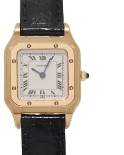 Cartier Santos Dumont W1505556 23mm Yellow gold Silver