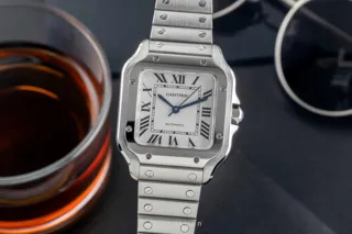 Cartier Santos WSSA0029 34mm Stainless steel Silver