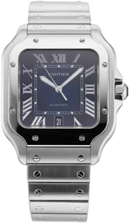 Cartier Santos WSSA0030 40mm Stainless steel Blue