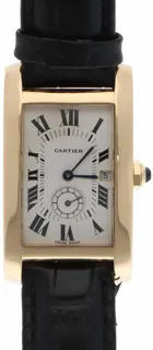 Cartier Tank Américaine 8012905 24mm 18k yellow gold White