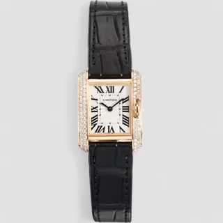 Cartier Tank Anglaise WT100013 Rose gold Silver