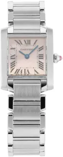 Cartier Tank Française W51028Q3 20mm Stainless steel White