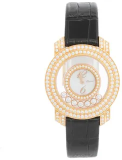 Chopard Happy Diamonds 209245-5001 30mm Yellow gold White