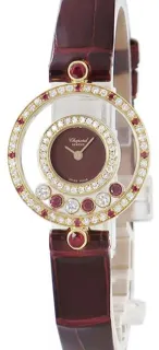 Chopard Happy Diamonds 20/4191-21 24mm Yellow gold Red