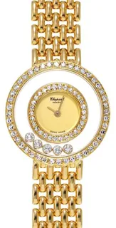 Chopard Happy Diamonds 20/5690 23mm Yellow gold Champagne