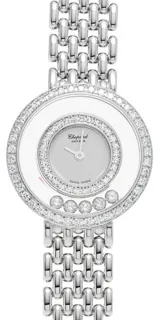 Chopard Happy Diamonds 4119 23mm White gold Silver