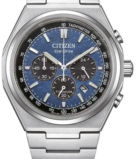 Citizen Eco-Drive CA4610-85L 43mm Titanium Blue