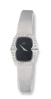 Ebel 18k white gold Black