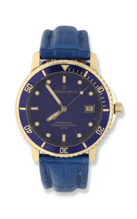 Eterna Eterna-Matic 1403.68 39mm 18k yellow gold Blue