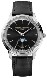 Frédérique Constant FC-206B3S6 37mm Stainless steel Black