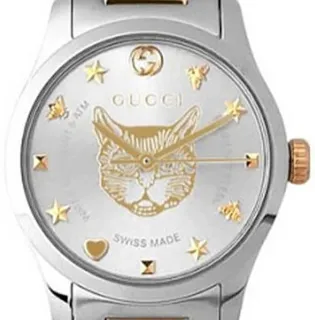 Gucci G-Timeless YA126596 27mm Stainless steel Silver