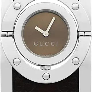 Gucci Twirl YA112433 33mm Stainless steel Brown