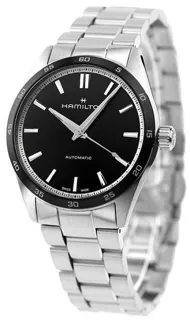 Hamilton Jazzmaster H36205130 44.5mm Stainless steel Black