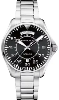 Hamilton Khaki Aviation H64615135 42mm Stainless steel Black